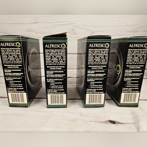 4 Boxes of Alfresco Alkaline Wave System Perm Solution Kits - Picture 2 of 4